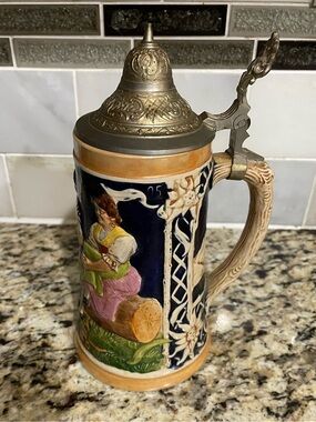 Vintage German beer stein